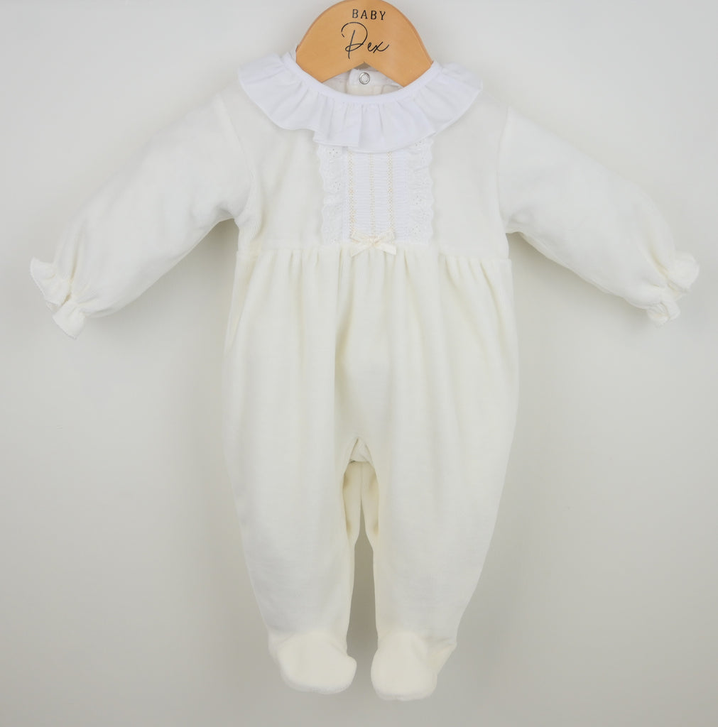 Hannah Sleepsuit Ivory