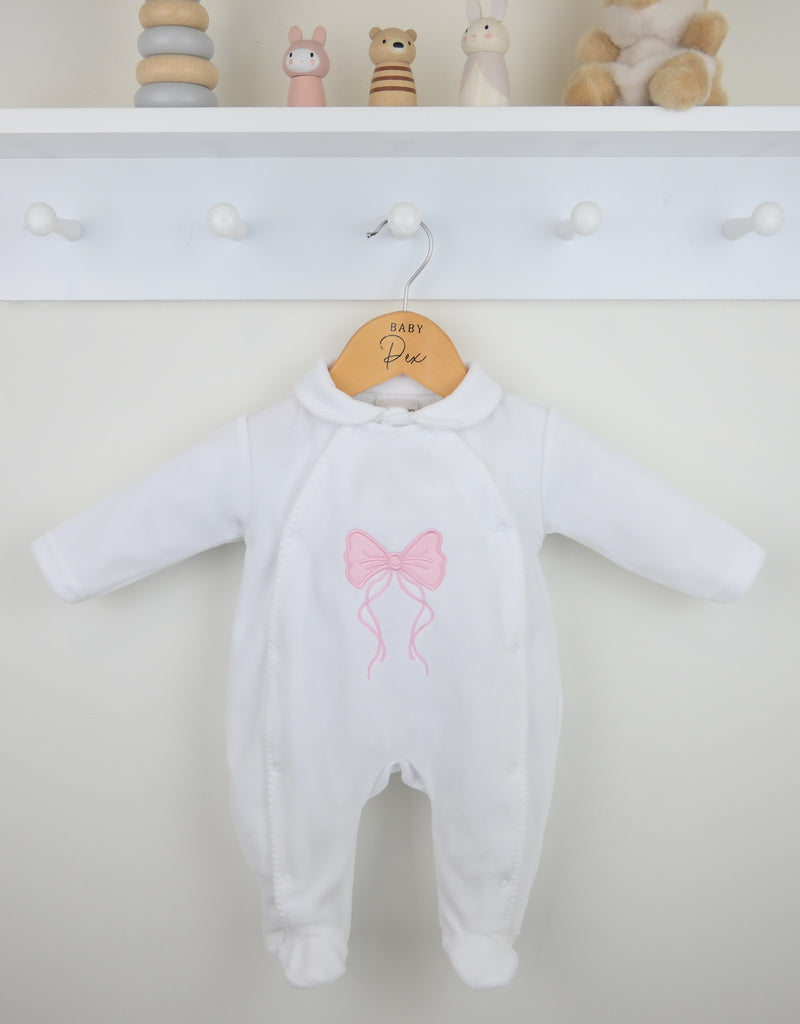 Hallie Sleepsuit  White
