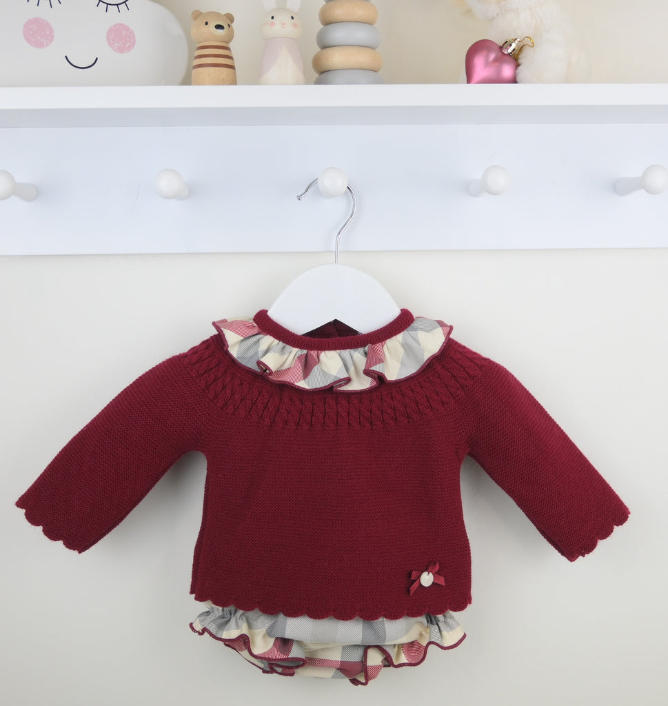Liza Suit Deep Red