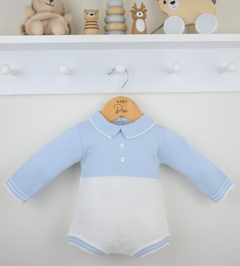 Parker Romper Blue