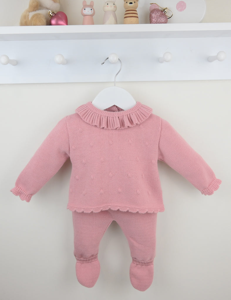 Carrie Trouser Suit Dusky Pink