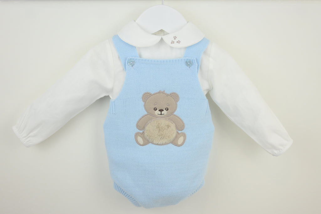 Boys Teddy Outfit Blue
