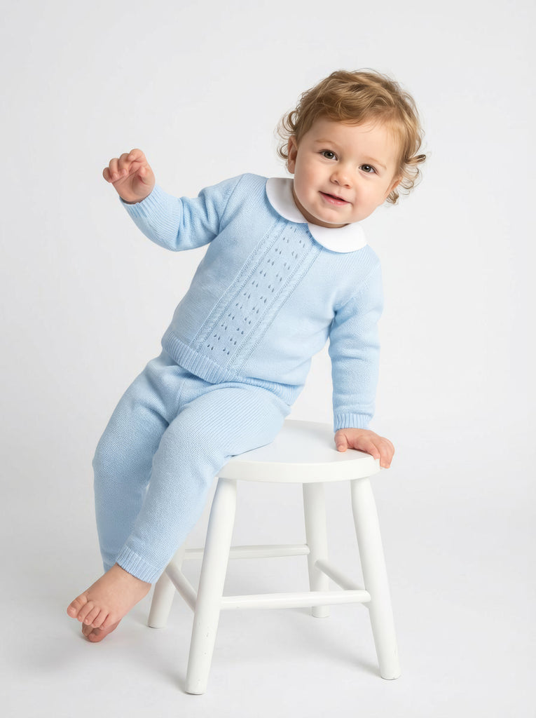 Marcus Trouser Suit  Blue