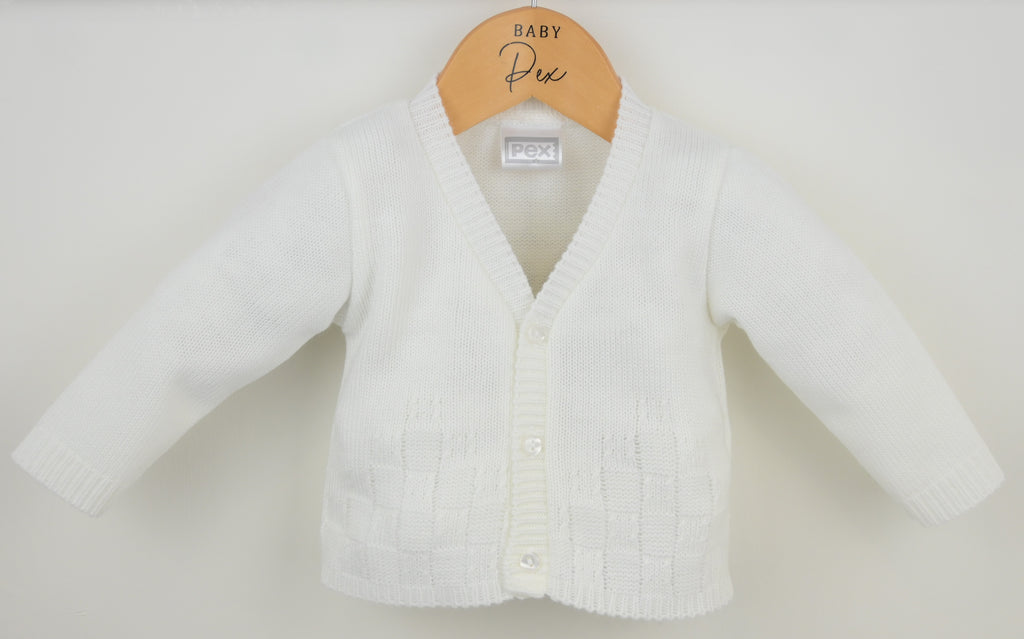 Bertie Cardigan White