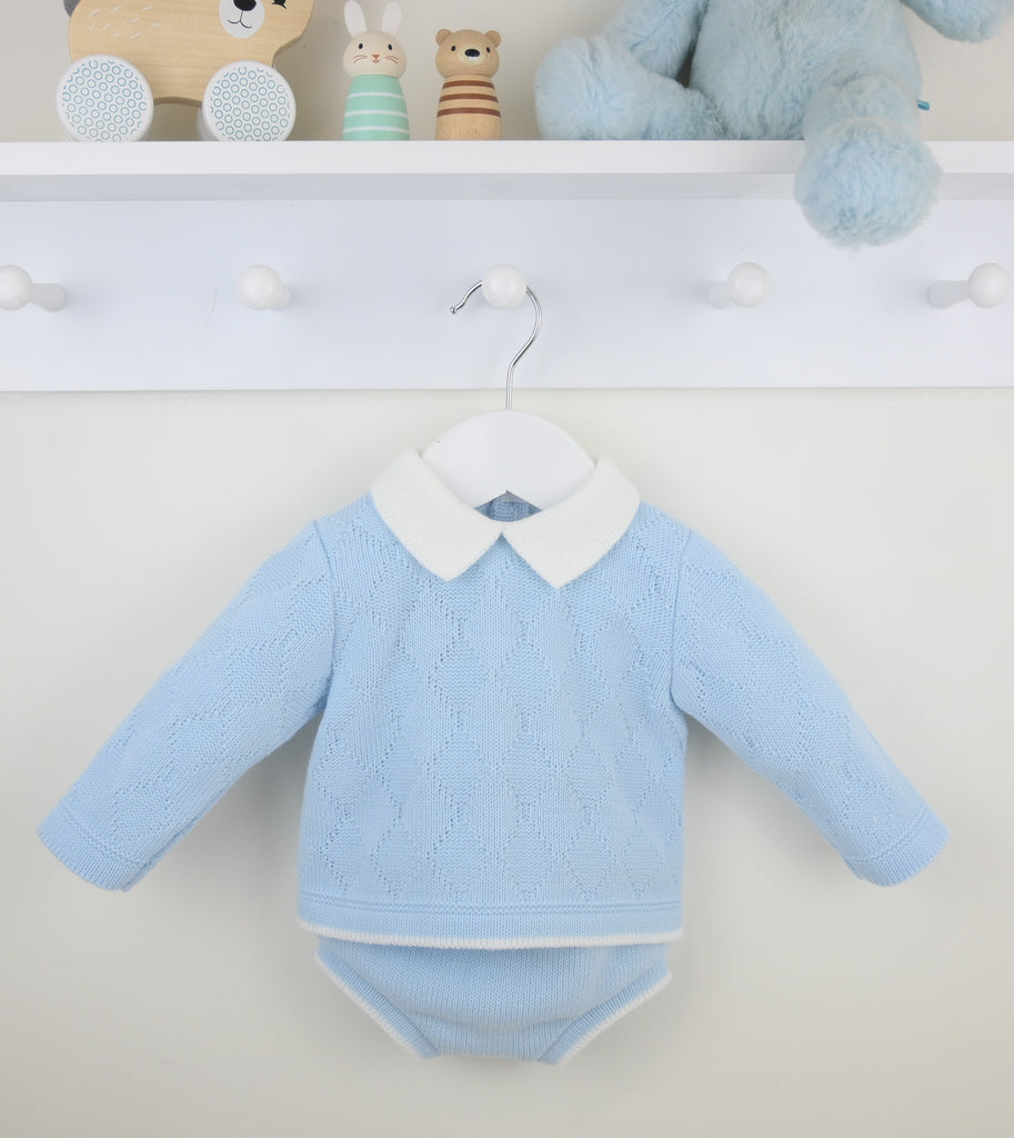 Benson Pants Suit Blue