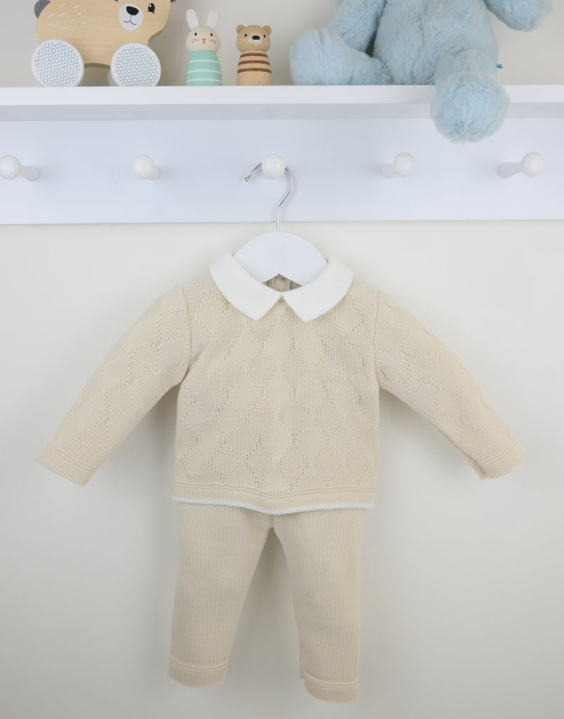 Benson Trouser Suit Beige