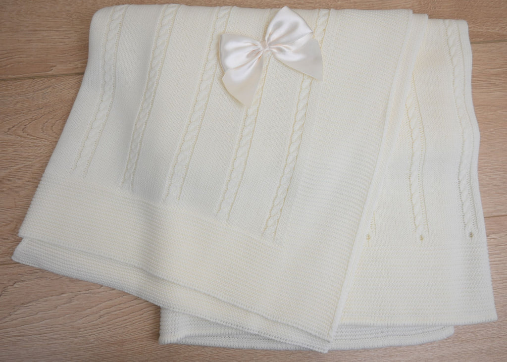 Macy Ivory Cotton Shawl