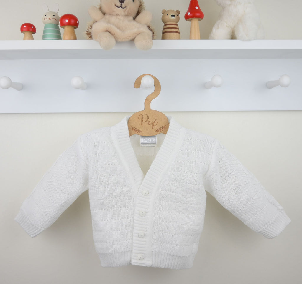 Andre Cotton Cardigan  White