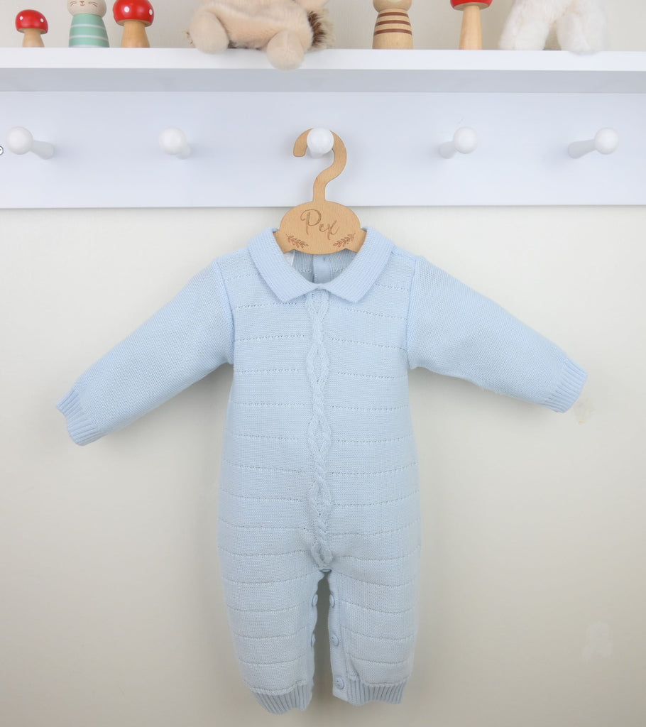 Andre All-in-one Cotton Romper  Blue