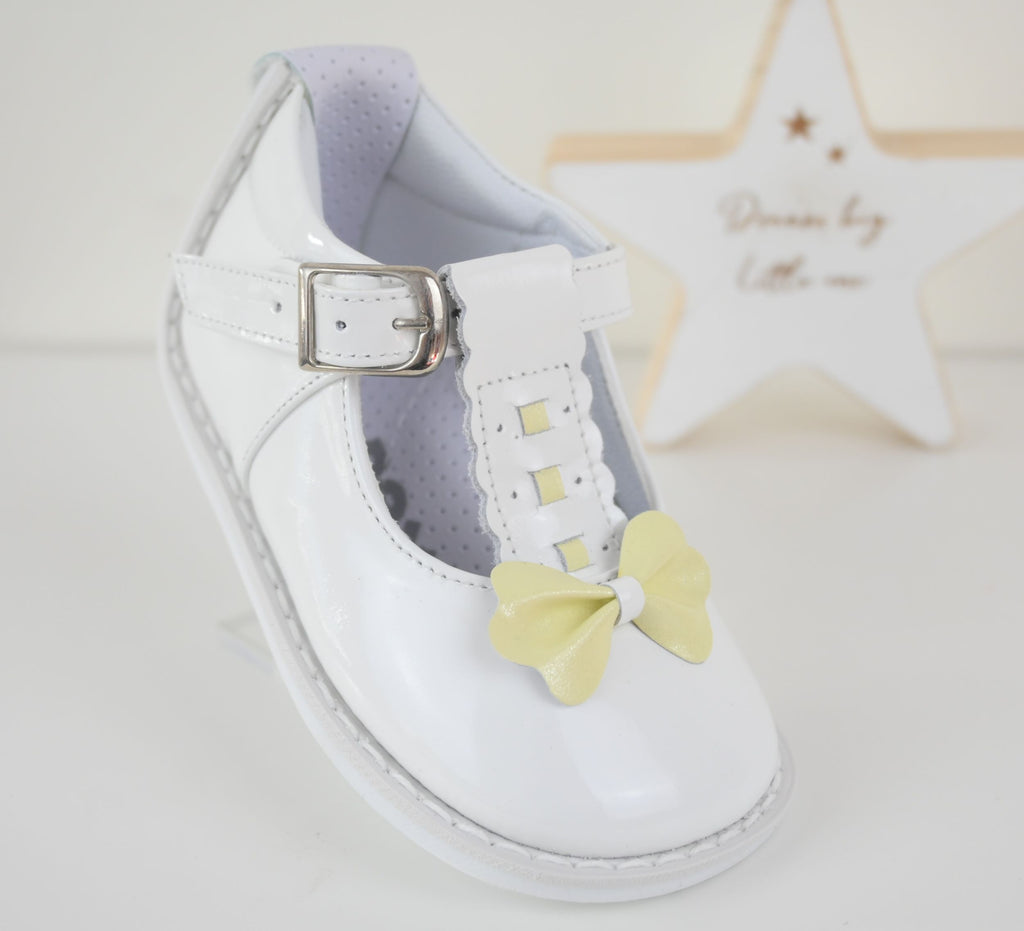 Anastasia Shoe   White/Lemon