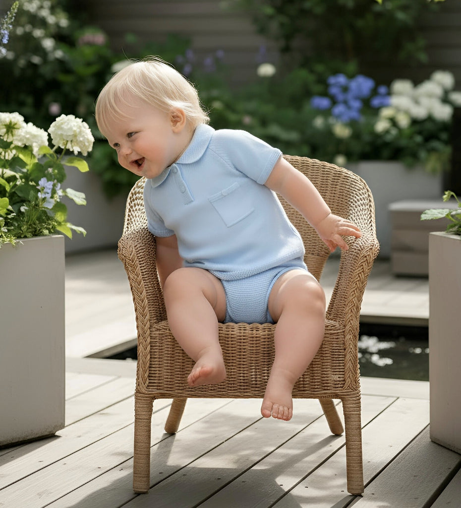 Bradley Pants Suit  Blue