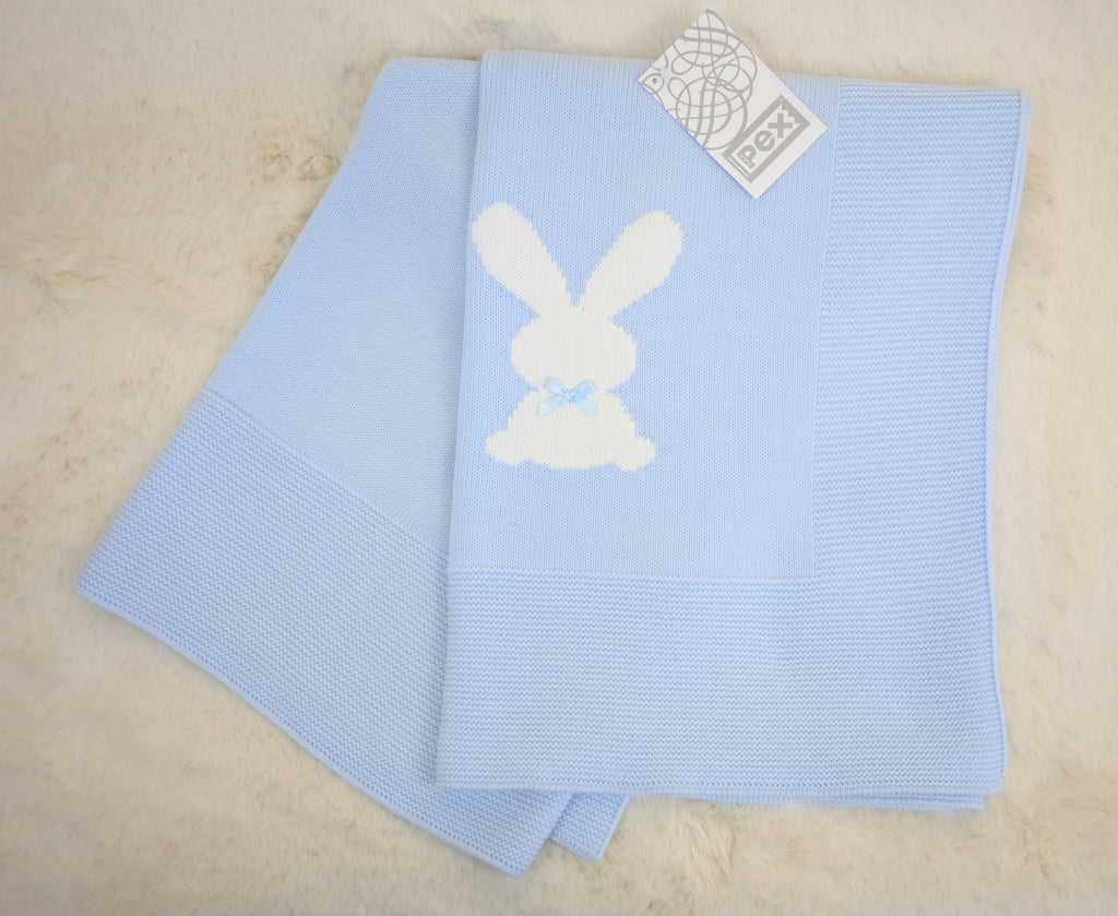 Bunny Shawl  Blue