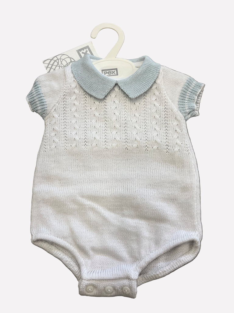Cable knit Romper