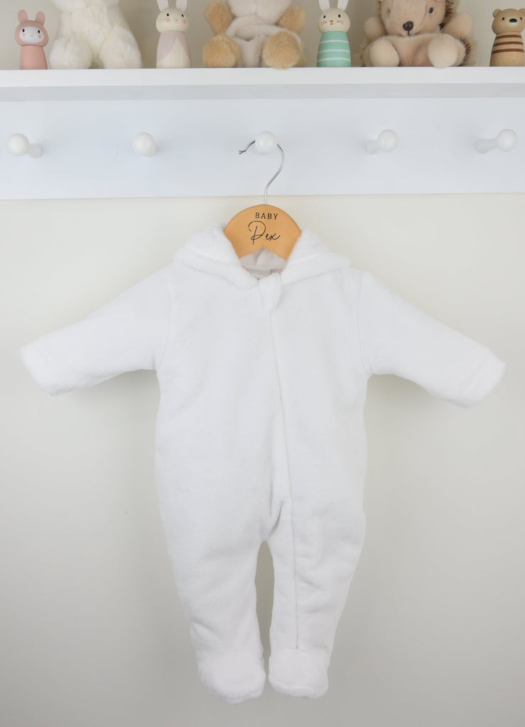 Snuggle Sleepsuit  White