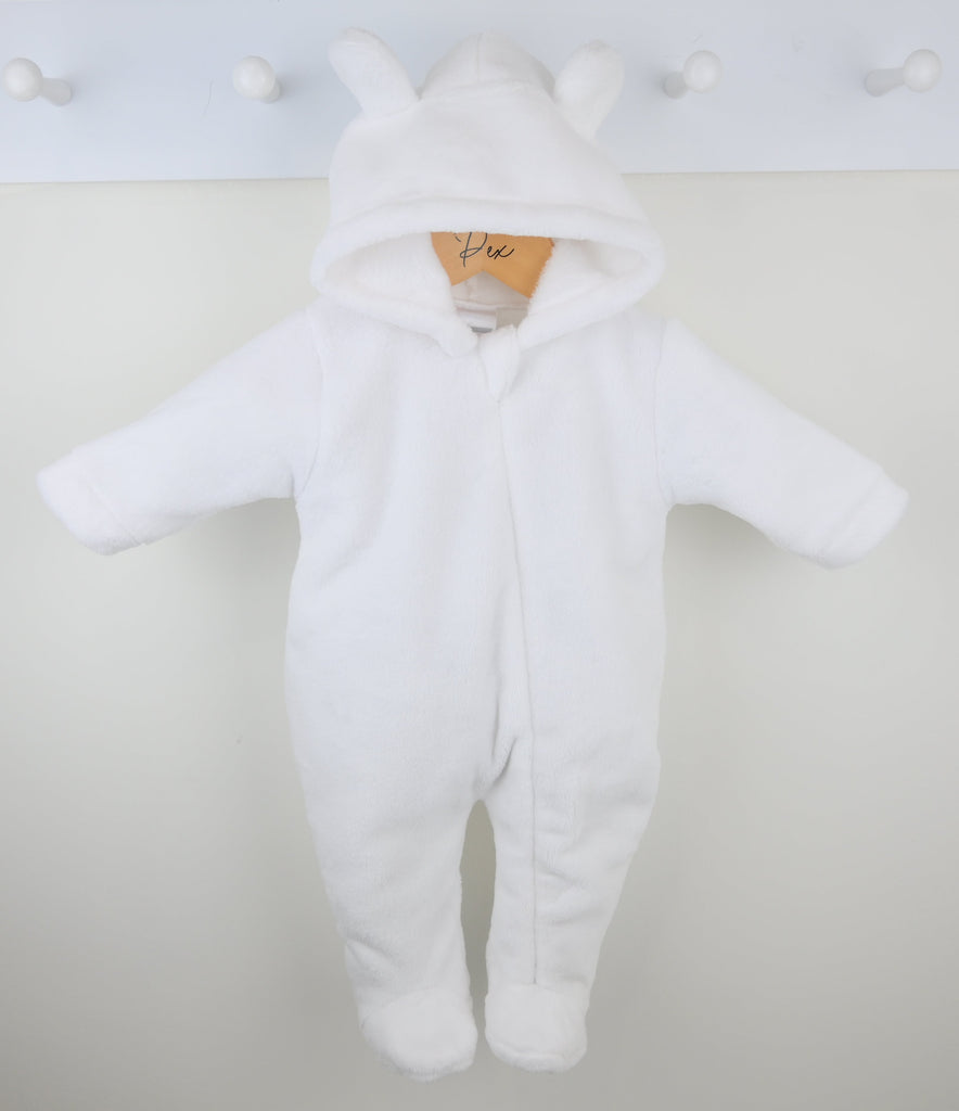 Snuggle Sleepsuit  White