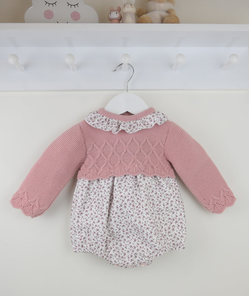 Leah Romper  Dusky Pink