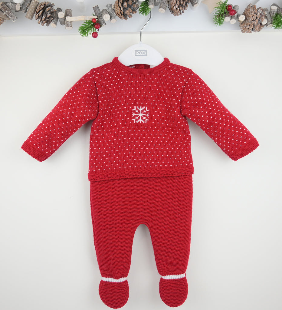 Snowflake Suit  Red