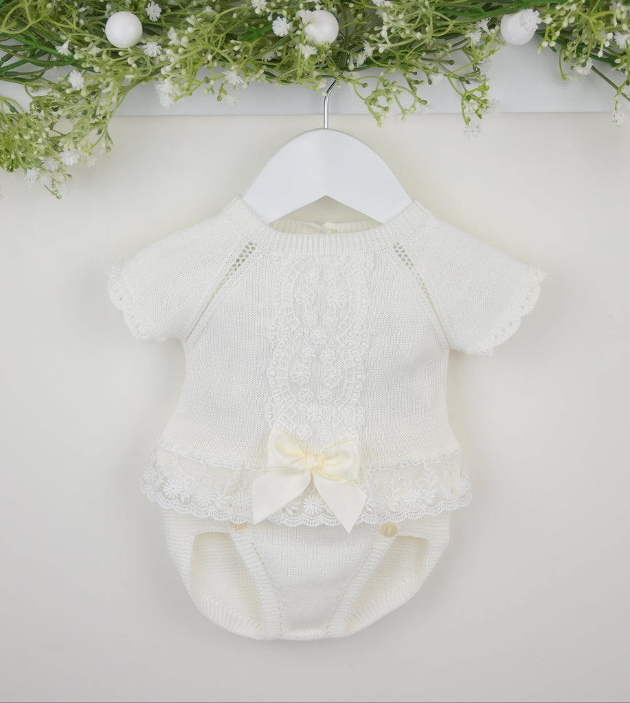Lara Pants Suit  Ivory