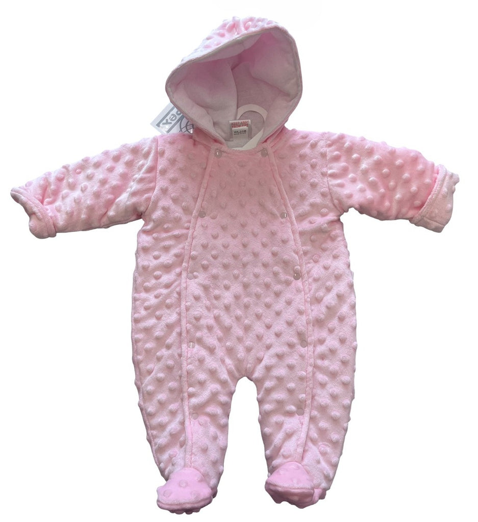 Velour Sleepsuit Pink