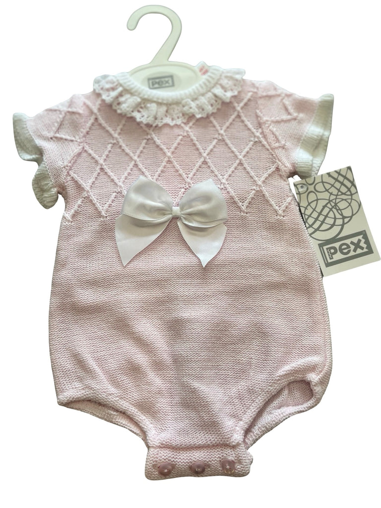 Pink Knitted Romper