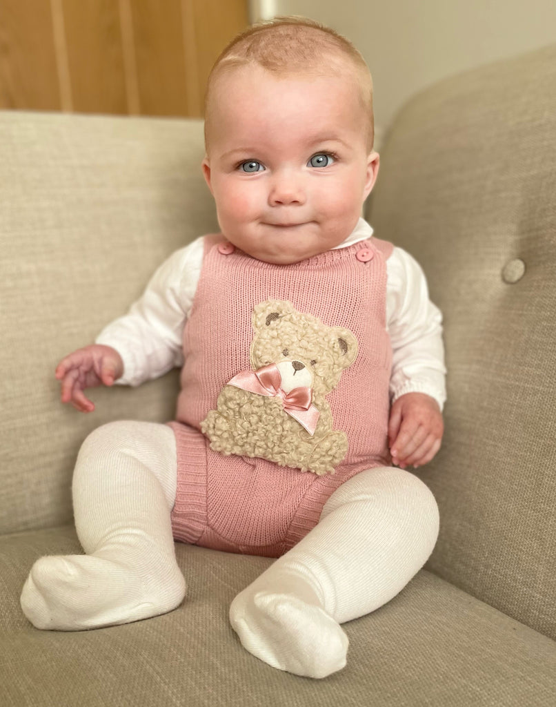 Girl Bear Outfit  Dusky Pink  Pack of 2