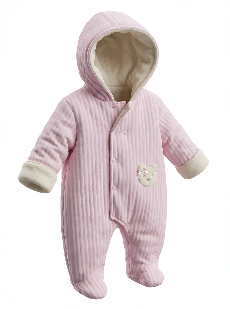 Girls Bear Snowsuit