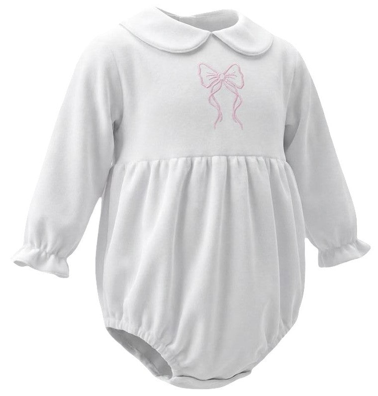 Hallie Romper White