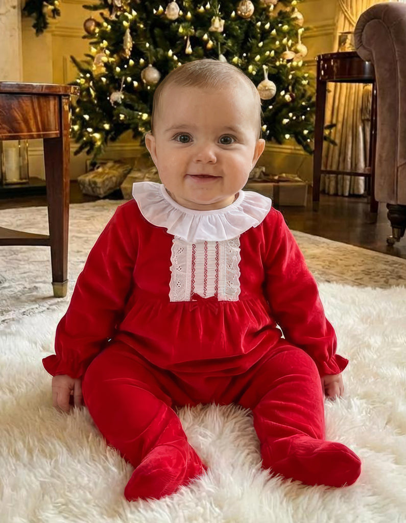 Hannah Sleepsuit  Red