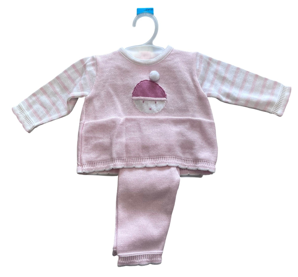 Girls Cotton Knitted Outfit