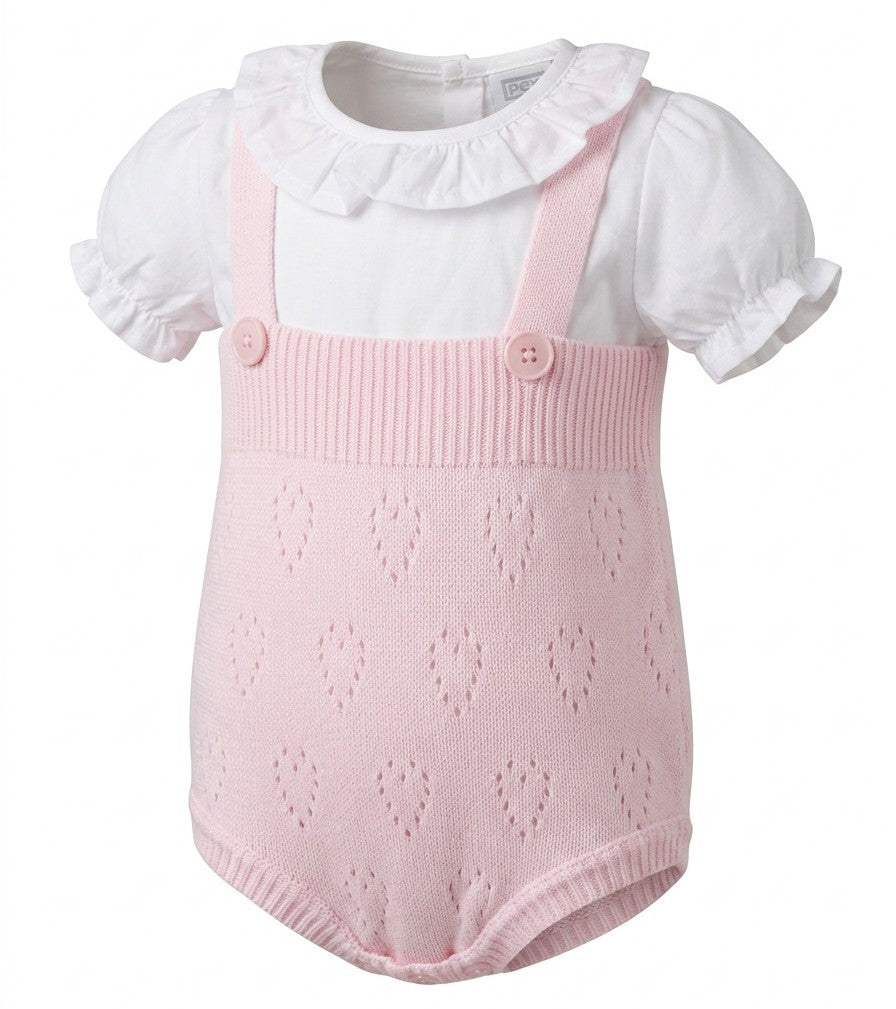 Heart Dungaree Suit