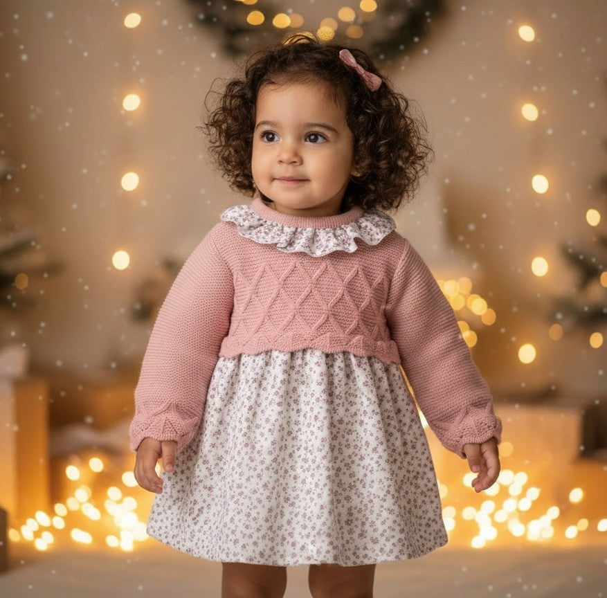 Leah Dress  Dusky Pink