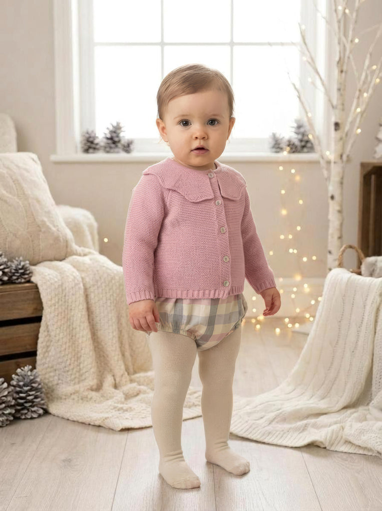 Liza Cardigan Set Dusky Pink