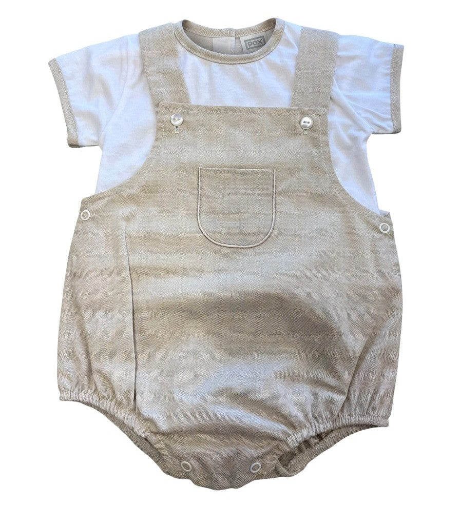 Natural Dungaree Suit
