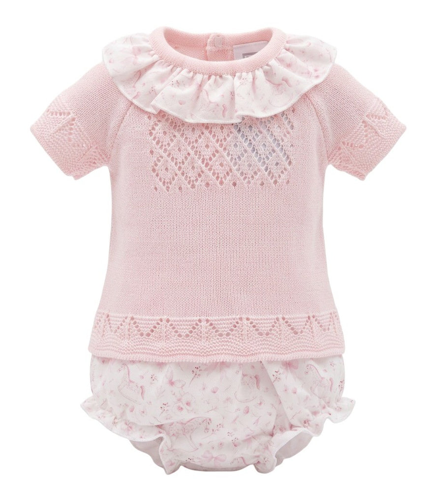 Pink Knitted Set