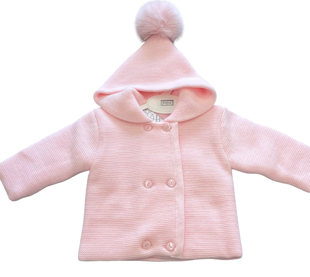 Pink Jacket with PomPom