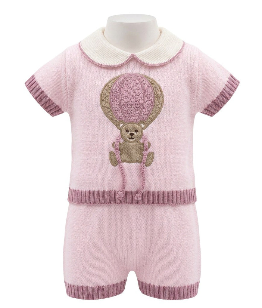 Pink Balloon Teddy Suit