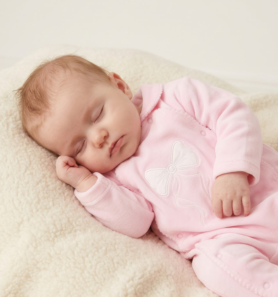 Hallie Sleepsuit  Pink