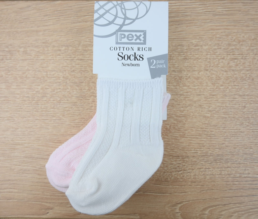 Cannes Pink/White (6 x 2 Pair Packs)