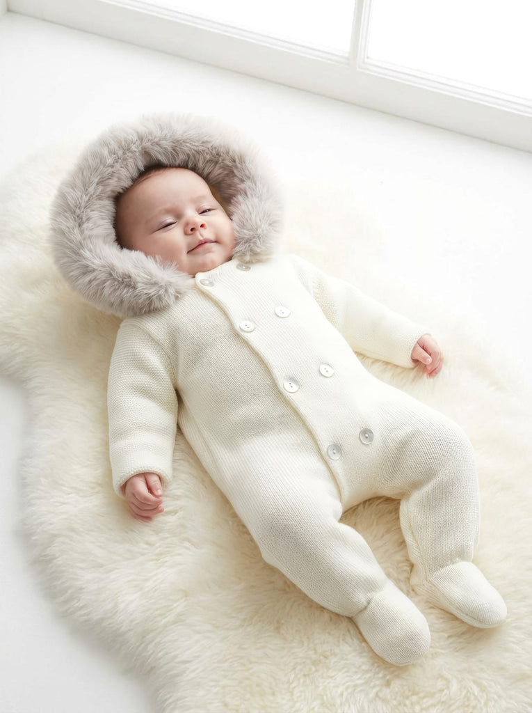 Sabrina Snowsuit  Ivory