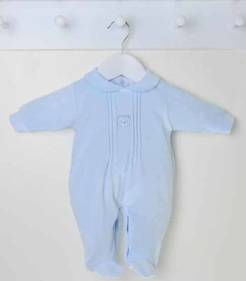 Bear Sleepsuit Blue