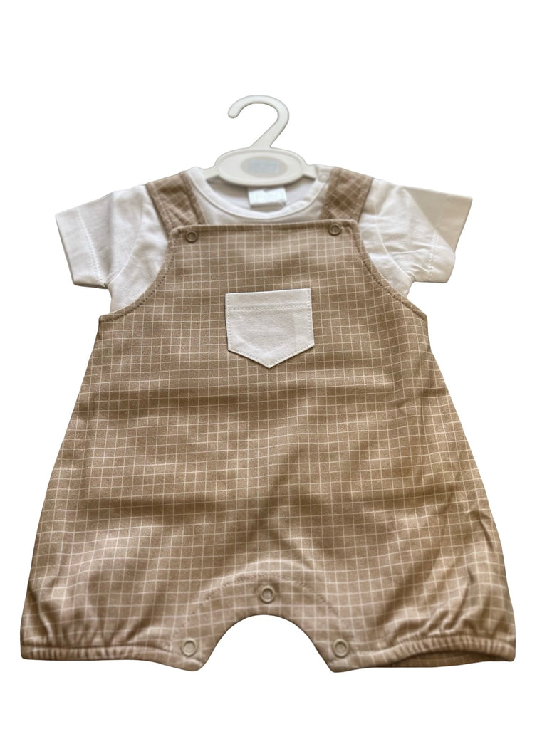 Natural Dungaree Suit