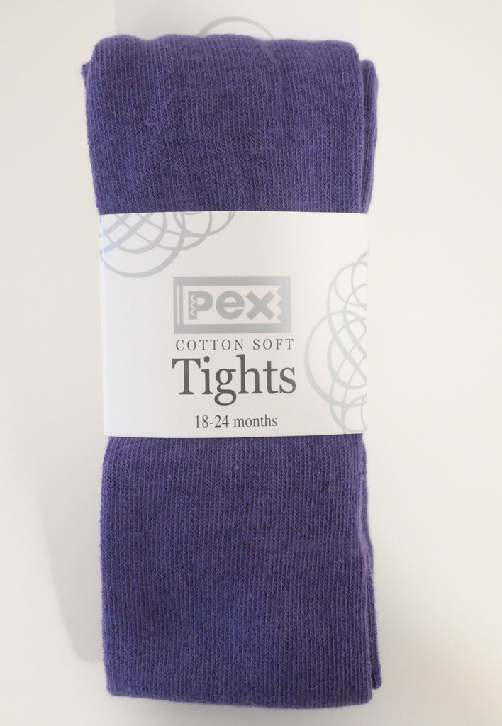 Cotton Soft Tights Grape (Pack of 3)