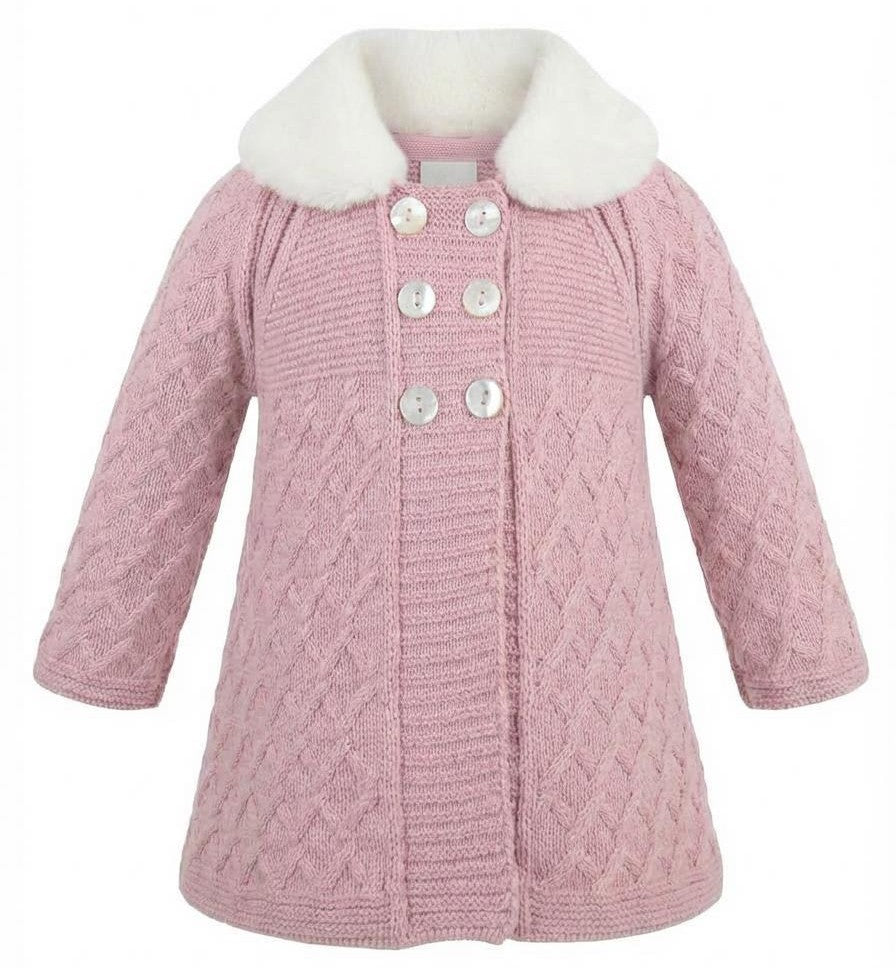 Tillie Coat Dusky Pink
