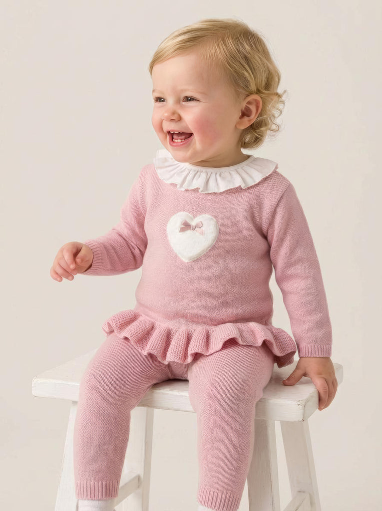 Cecily trouser suit dusky pink