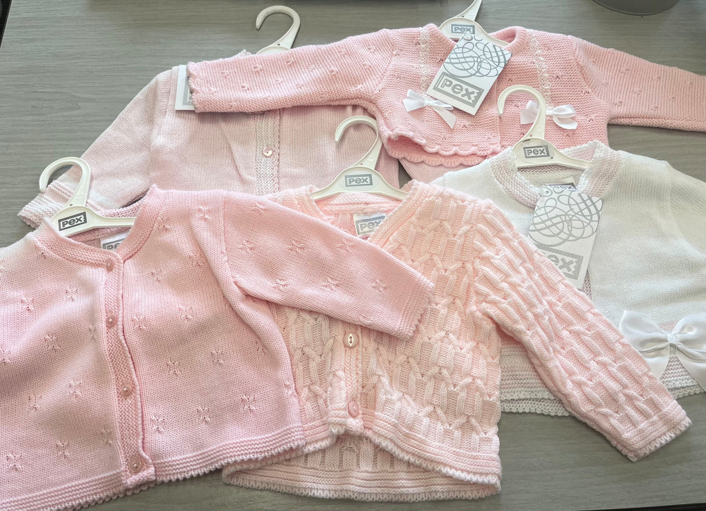 5 baby girls cardigans