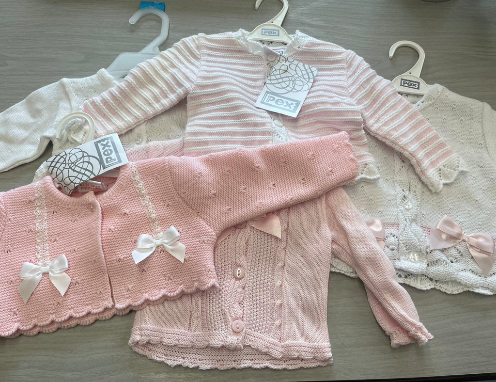 5 baby girls cardigans