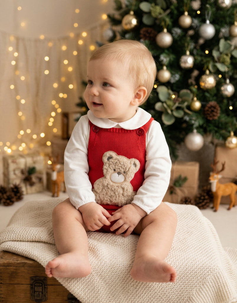 Boy Bear Outfit  Red