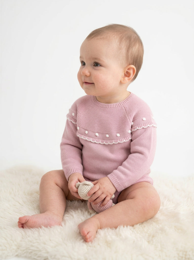 Amber Romper Dusky Pink