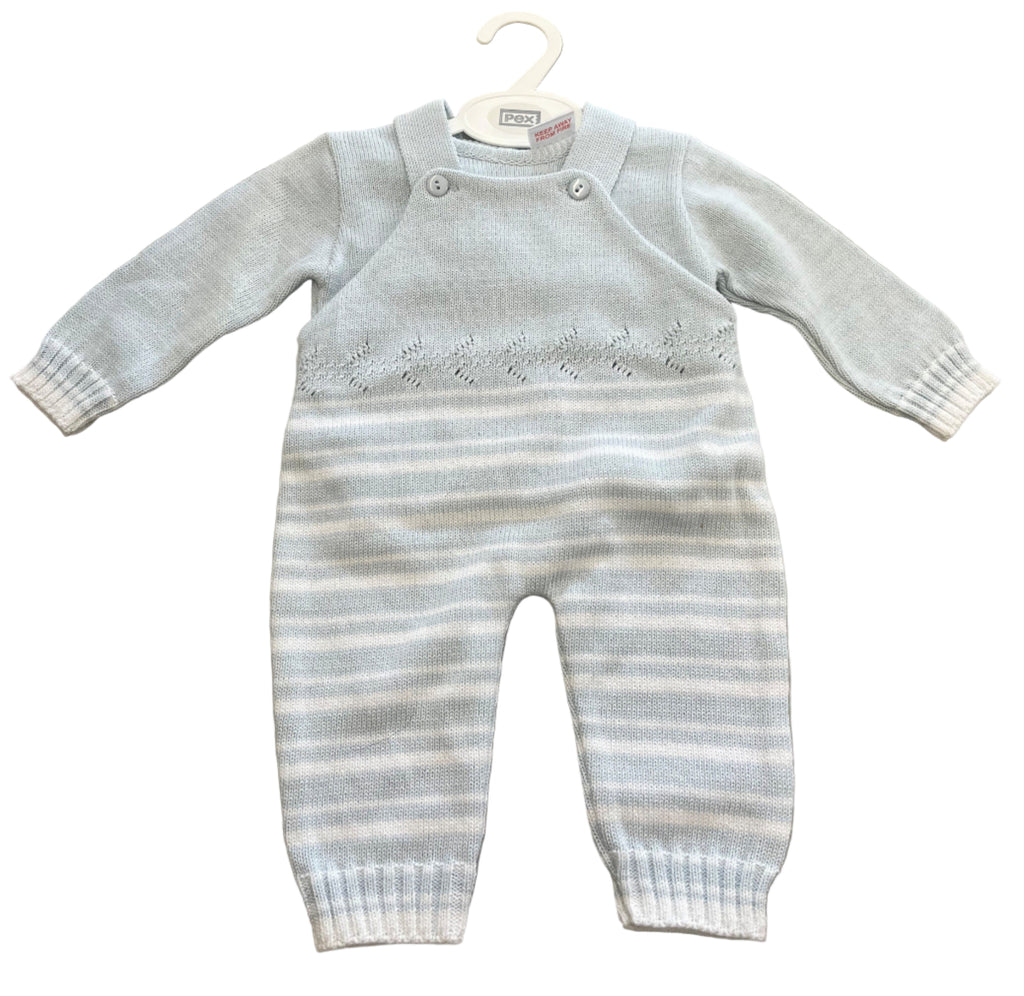 Knitted dungaree outfit