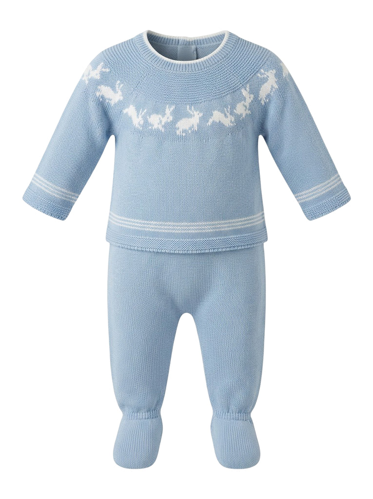 Bunnies Outfit dusky blue